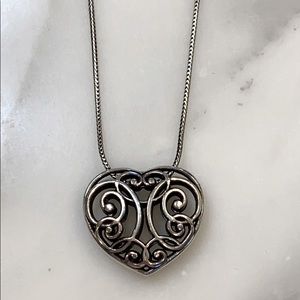 NWOT Brighton heart necklace